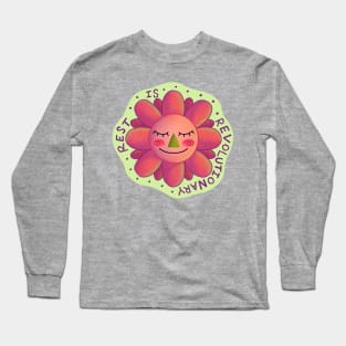 Rest is Revolutionary Flower Long Sleeve T-Shirt